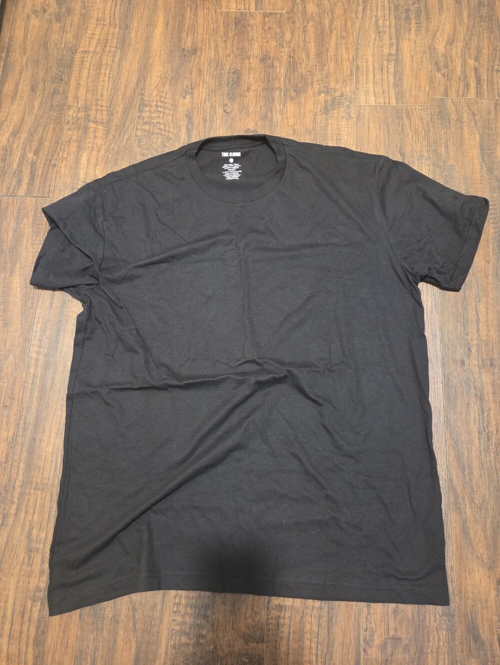 True Classic Crew Neck T Shirt Mens BLACK XL